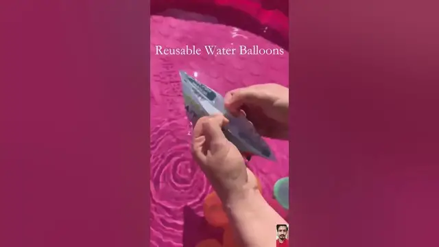 Video thumbnail for Reusable Water Balloons | 🔗 Link is in Description | #trending #water #gadgets #kids #toys