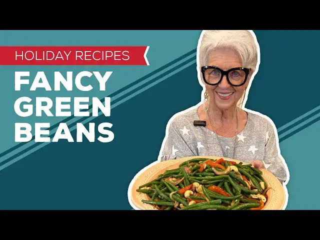 Video thumbnail for Holiday Cooking & Baking Recipes: Fancy Green Beans Recipe | Christmas Side Dishes