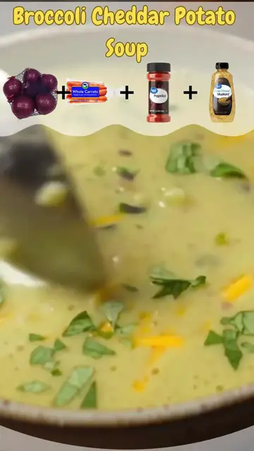 Video thumbnail for Cheesy Vegetable Chowder | Creamy Broccoli Potato Soup Comfort Food