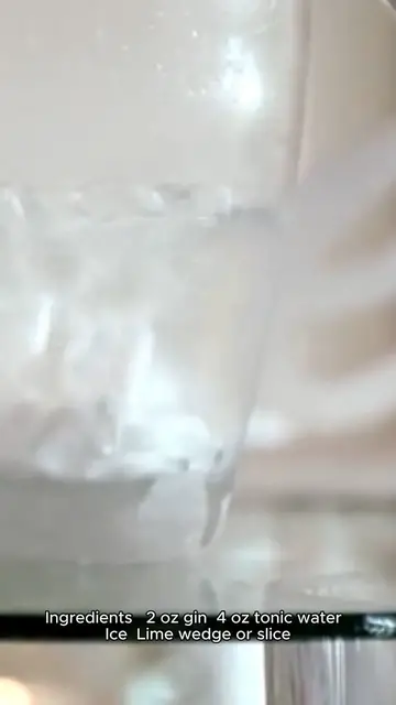 Video thumbnail for gin and tonic recipe