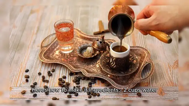Video thumbnail for Turkish Kahwa Recipe