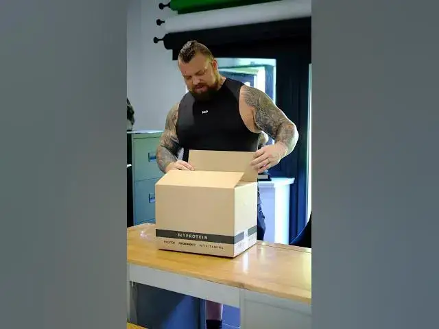 'Video thumbnail for @eddiehallwsm has a surprise.... | Myprotein #shorts'