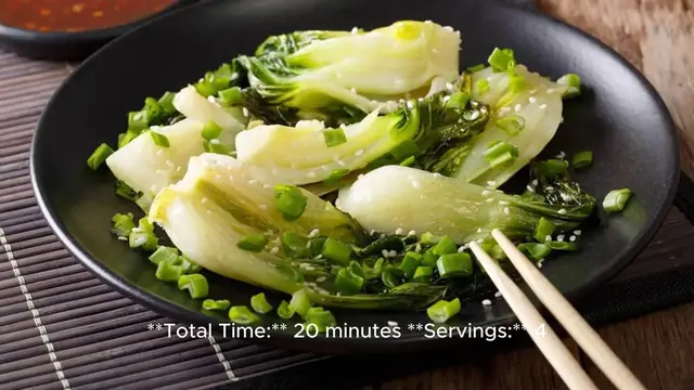 Video thumbnail for bok choy recipe
