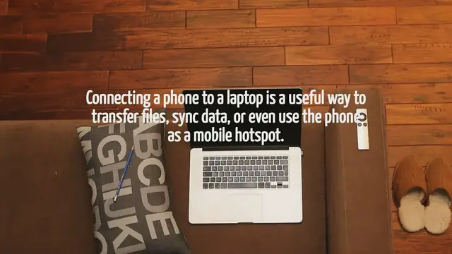 Video thumbnail for How To Connect Phone To Laptop