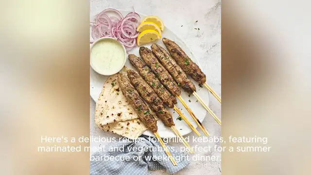 Video thumbnail for kebab recipe