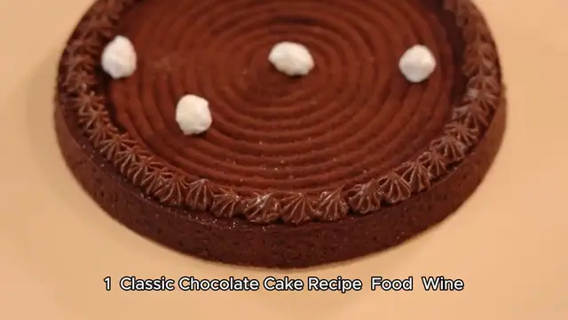 Video thumbnail for chocolate cake recipe from scratch