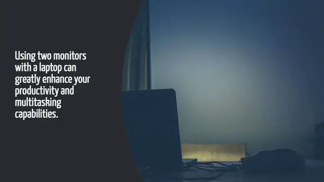 Video thumbnail for How To Use 2 Monitors With Laptop