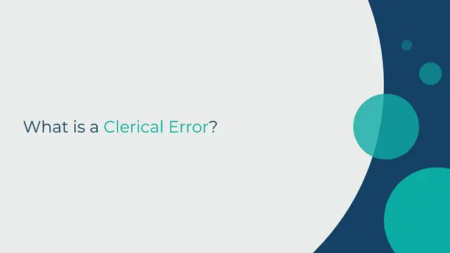Video thumbnail for Uncovering the Hidden Risks of Clerical Errors