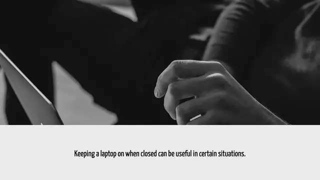 Video thumbnail for Keep Laptop On When Closed