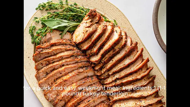 Video thumbnail for turkey tenderloin recipe