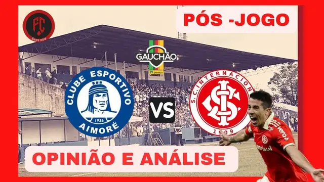 Video thumbnail for Opinião e analise entre Aimoré X Internacional