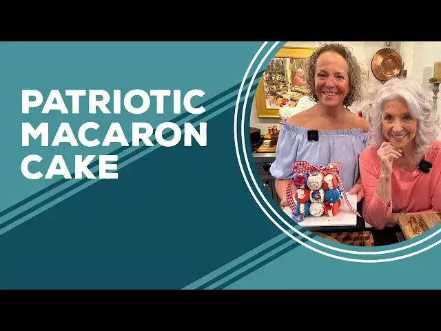 Video thumbnail for Love & Best Dishes: Patriotic Macaron Cake Recipe | Memorial Day Dessert Ideas
