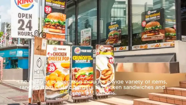 Video thumbnail for bk menu Price