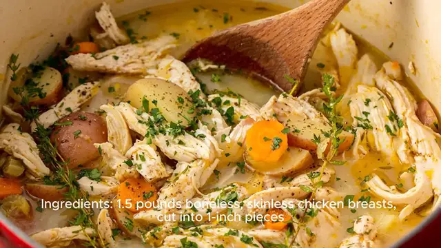 Video thumbnail for a chicken stew recipe