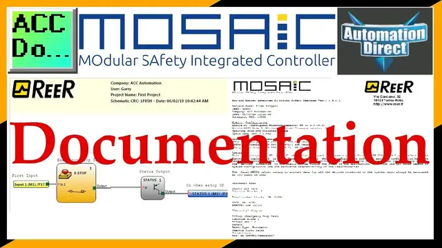 Video thumbnail for MOSAIC Safety Controller Reports / Documentation