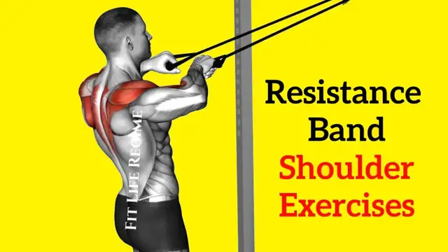 Video thumbnail for 5 Best RESISTANCE BAND Shoulder Exercises That You Can Do Anywhere