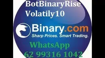 Video thumbnail for Bot Binary Rise Volatily10   mercado com tendência em alta