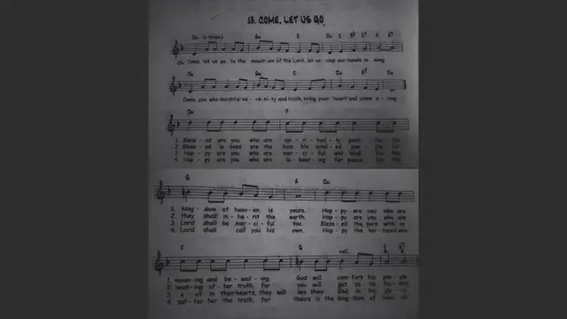 Video thumbnail for Come, Let Us Go - Catholic Mass Song Sheet Music