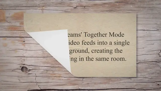 Video thumbnail for Mastering Together Mode in Microsoft Teams