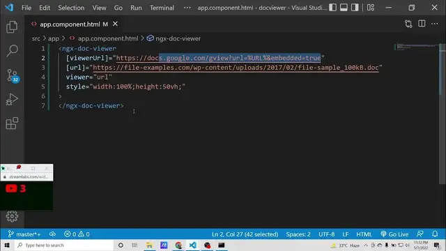 Video thumbnail for Angular 13 ngx-doc-viewer Google Drive File Viewer Example to Display Files From URL in TypeScript