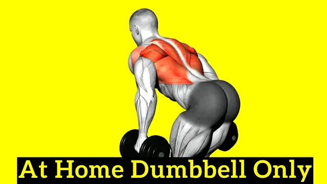 Video thumbnail for 7 Best Dumbbell Back Exercises That You Should Do At Home (Without Bench)