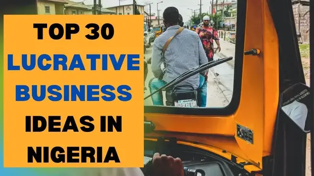 'Video thumbnail for Top 30 Lucrative Business Ideas in Nigeria'