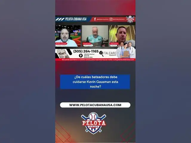 Video thumbnail for ¿De cuáles bateadores debe cuidarse Kevin Gausman esta noche?