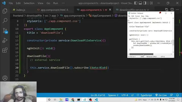 Video thumbnail for Angular 13 FileSaver.js Project to Download Uploaded Files & Images From Express & Node.js Server