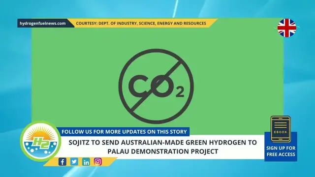 Video thumbnail for Sojitz to send Australian-made green hydrogen to Palau demonstration project