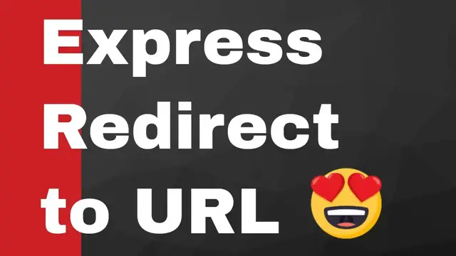 Video thumbnail for How to Redirect User in Node.js Express Application Full Example