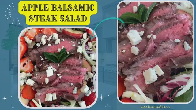 Video thumbnail for Apple Balsamic Steak Salad