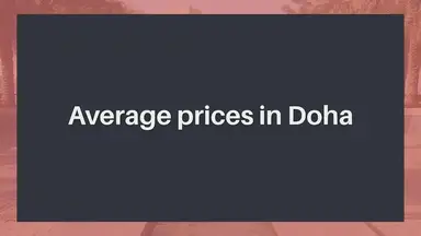 'Video thumbnail for Cost of living / visiting Doha, Qatar: plan your trip!'