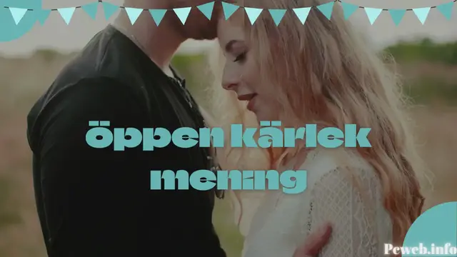 Video thumbnail for öppen kärlek mening