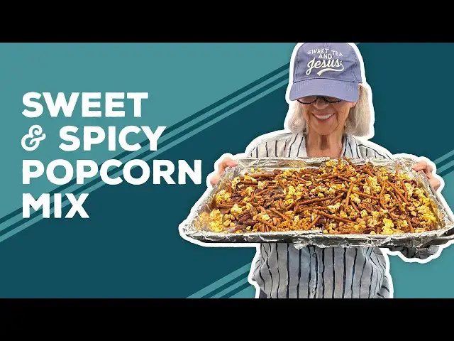 Video thumbnail for Love & Best Dishes: Sweet & Spicy Popcorn Mix Recipe | Snack Mix Ideas