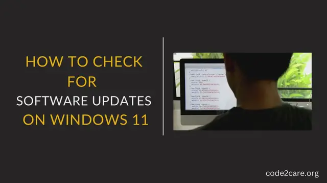 Video thumbnail for How to Check for  Software Updates  on Windows 11