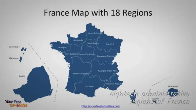 Video thumbnail for France map with regions