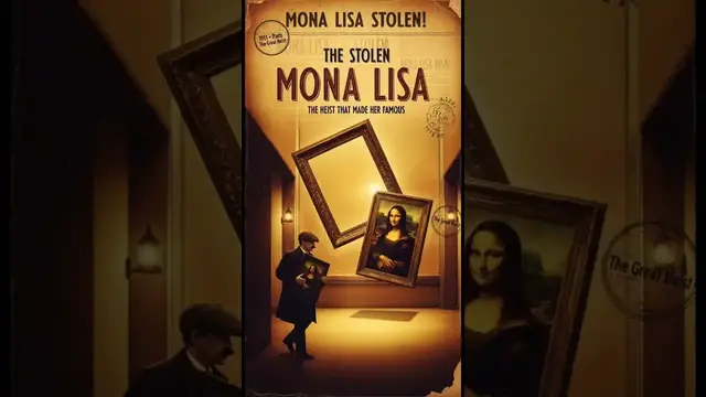 Video thumbnail for The Stolen Mona Lisa: The Heist That Made Her Famous!