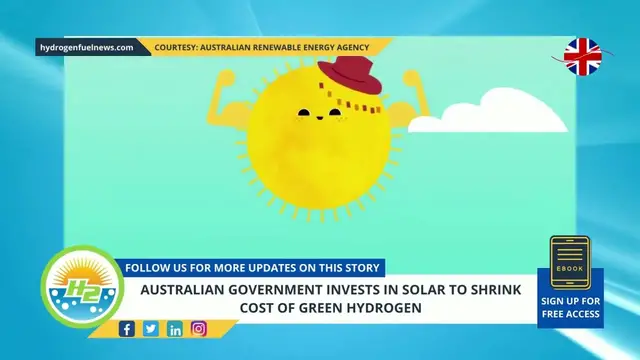 Video thumbnail for Australian government invests in solar to shrink cost of green hydrogen