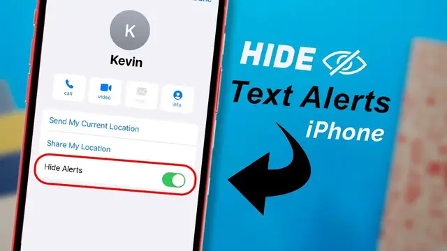 Video thumbnail for How To Hide Text Alerts On iPhone To Keep Them Private