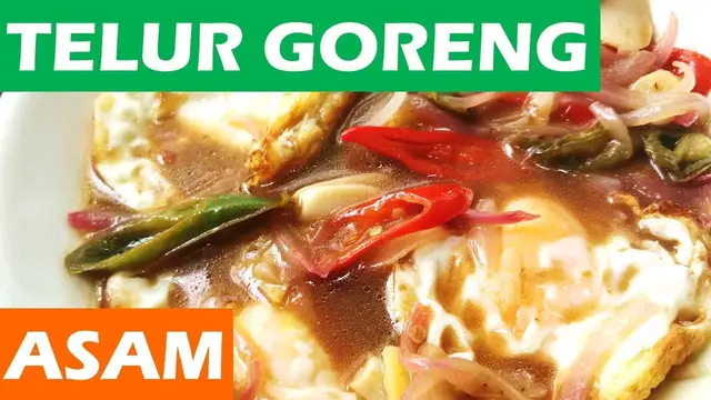 Video thumbnail for Resepi Telur Goreng Masak Asam