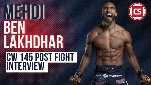 Video thumbnail for Mehdi Ben Lakhdhar Cage Warriors 145 Post Fight Interview