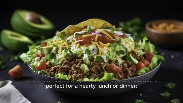 Video thumbnail for taco salad recipe