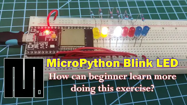Video thumbnail for MicroPython – How to Blink an LED and More