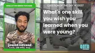 Video thumbnail for jawad naveed wishes he'd learned French. Jamais trop tard!