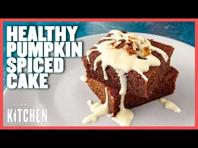 Video thumbnail for Healthy Pumpkin-Spiced Cake Squares 🎃  | Myprotein #shorts