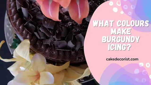 Video thumbnail for What Colours Make Burgundy Icing