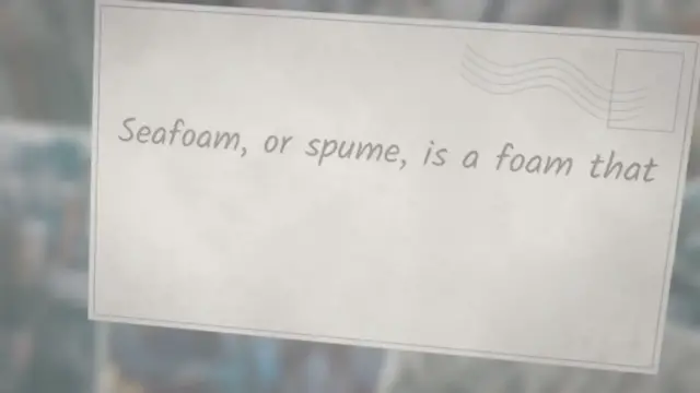Video thumbnail for What Is Seafoam?