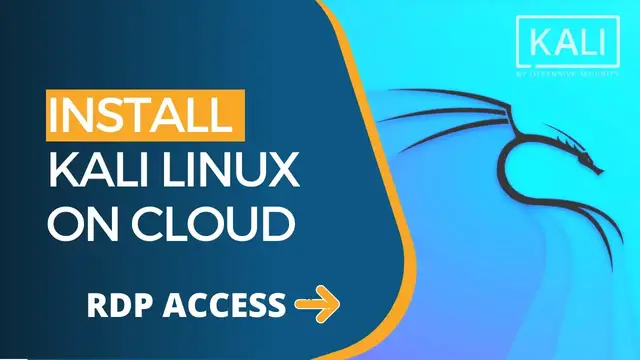 Video thumbnail for How to Install Kali Linux on Cloud (Oracle Cloud) with Kali RDP (xfce) GUI