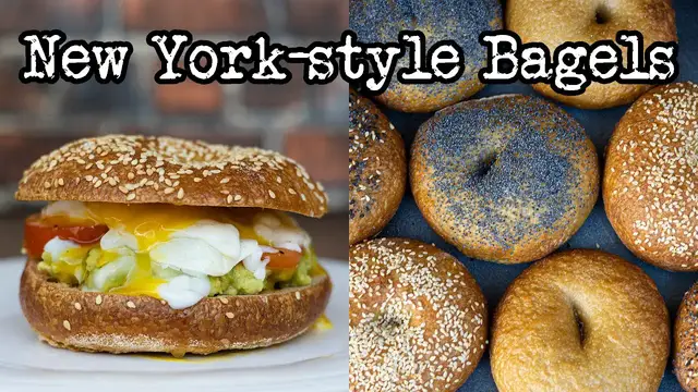 Video thumbnail for Amazing New York-style Bagels Recipe | The best ever | Foodgeek Baking