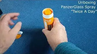 Video thumbnail for Unboxing PanzerGlass Spray "Twice A Day"